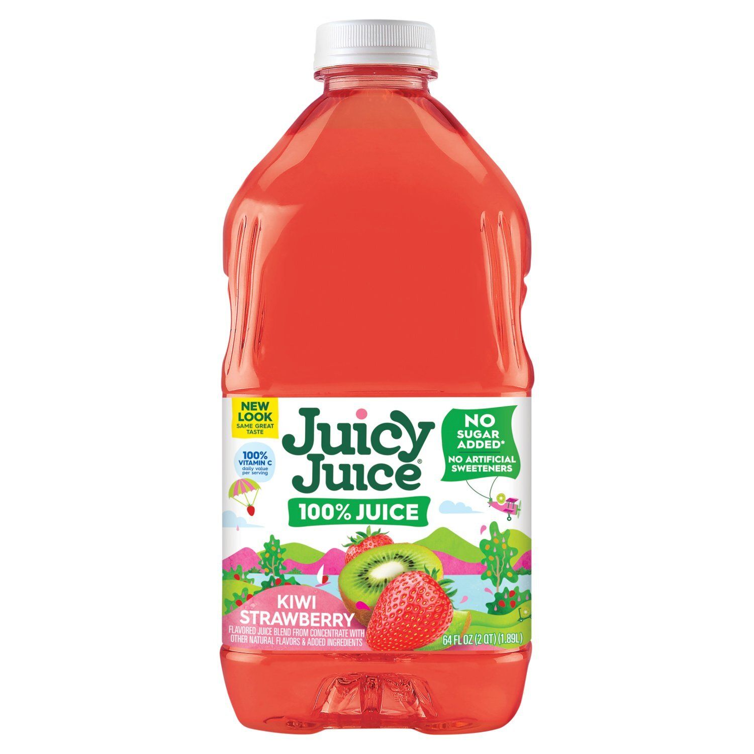 Juicy Juice Kiwi Strawberry 100% Juice, 64 fl oz