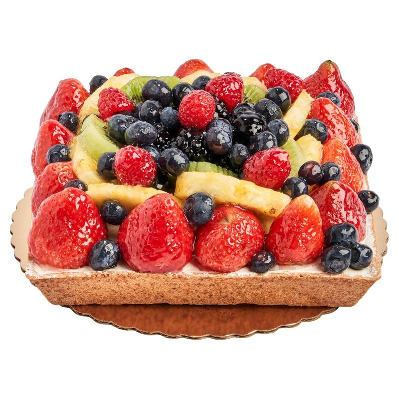 Store Made Square Fruit Tart, (7 Inches)
