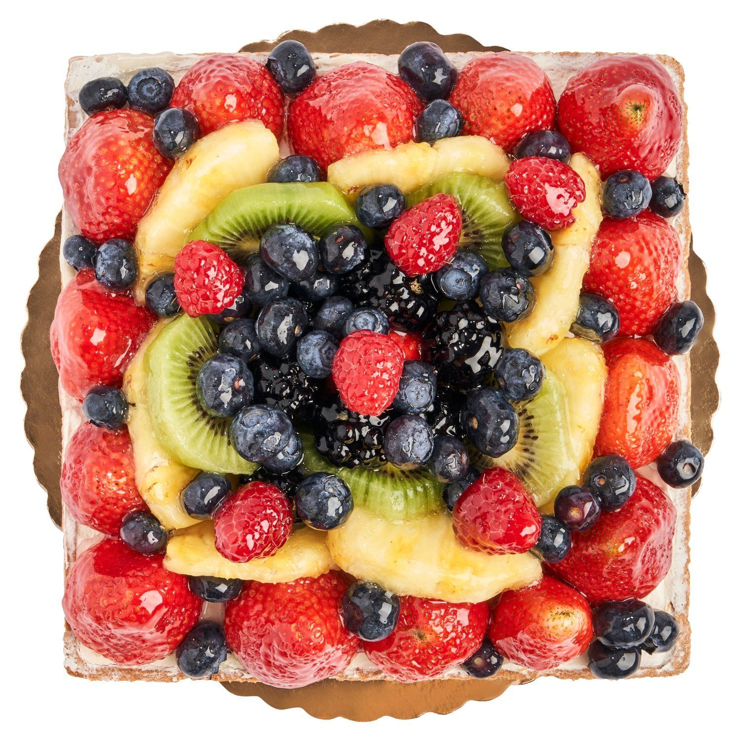 Store Made Square Fruit Tart, (7 Inches)