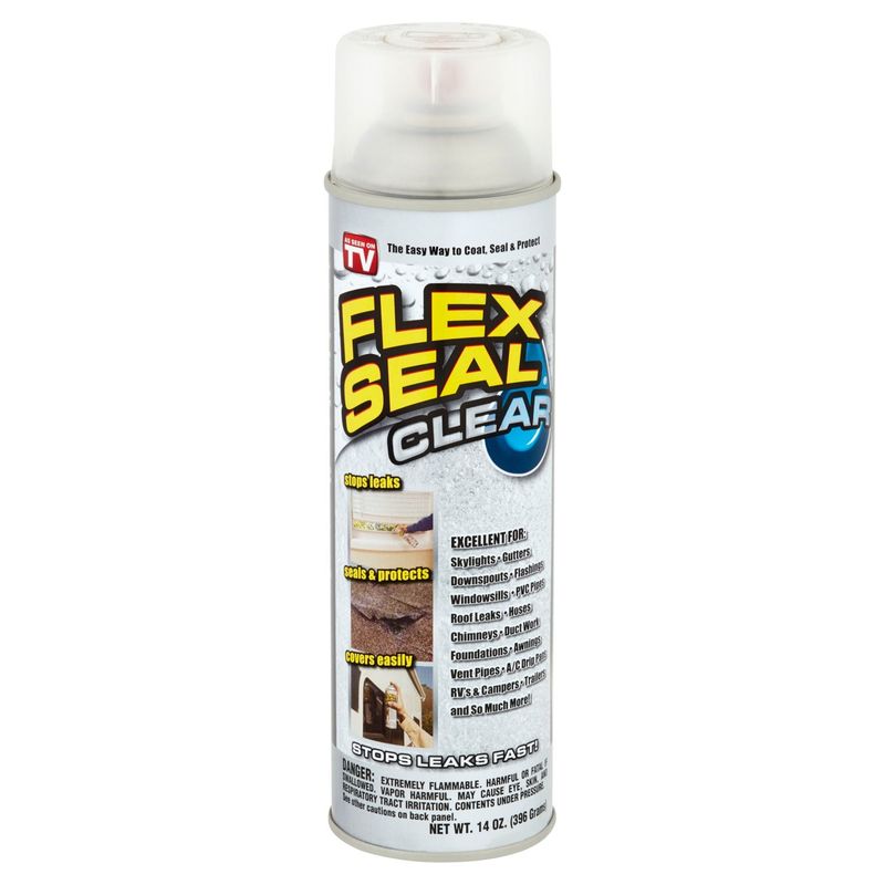 Flex Seal Clear Rubber Spray Sealant, 14 oz