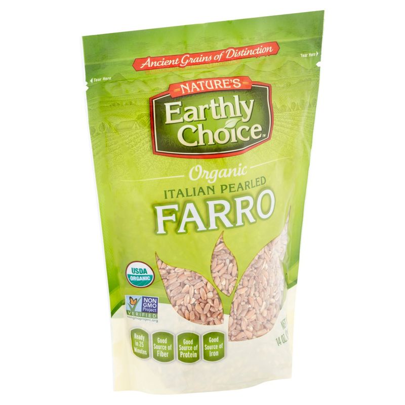Nature's Earthly Choice Organic Italian Pearled Farro, 14 oz