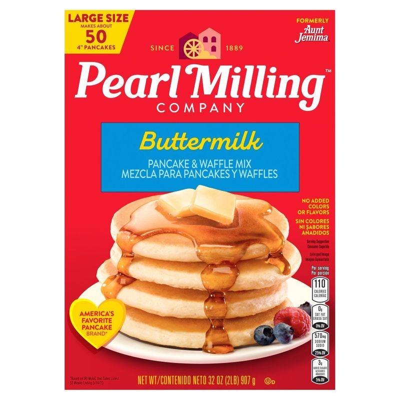 Pearl Milling Company Buttermilk Pancake &amp; Waffle Mix Large Size, 32 oz