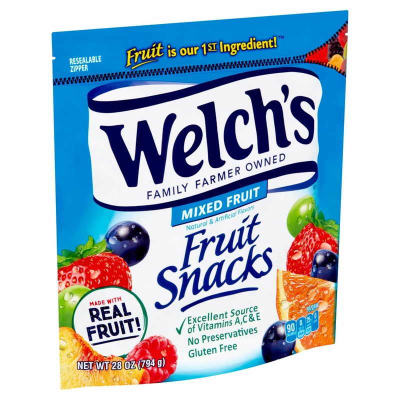 Welch's Mixed Fruit Fruit Snacks Share Size Pack, 28 oz