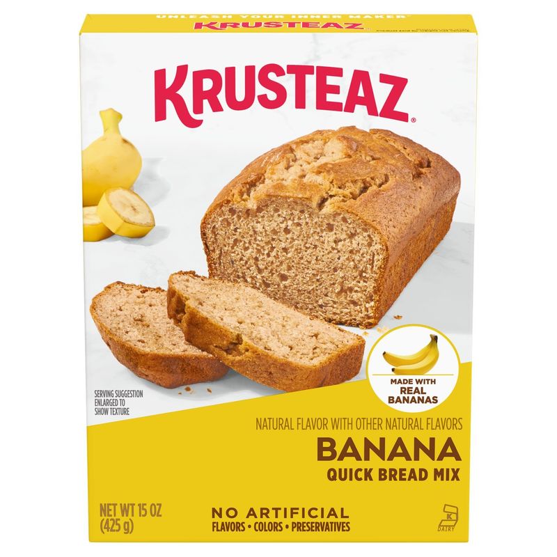 Krusteaz Banana Quick Bread Mix, 15 oz