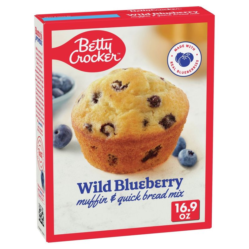 Betty Crocker Wild Blueberry Muffin &amp; Quick Bread Mix, 16.9 oz