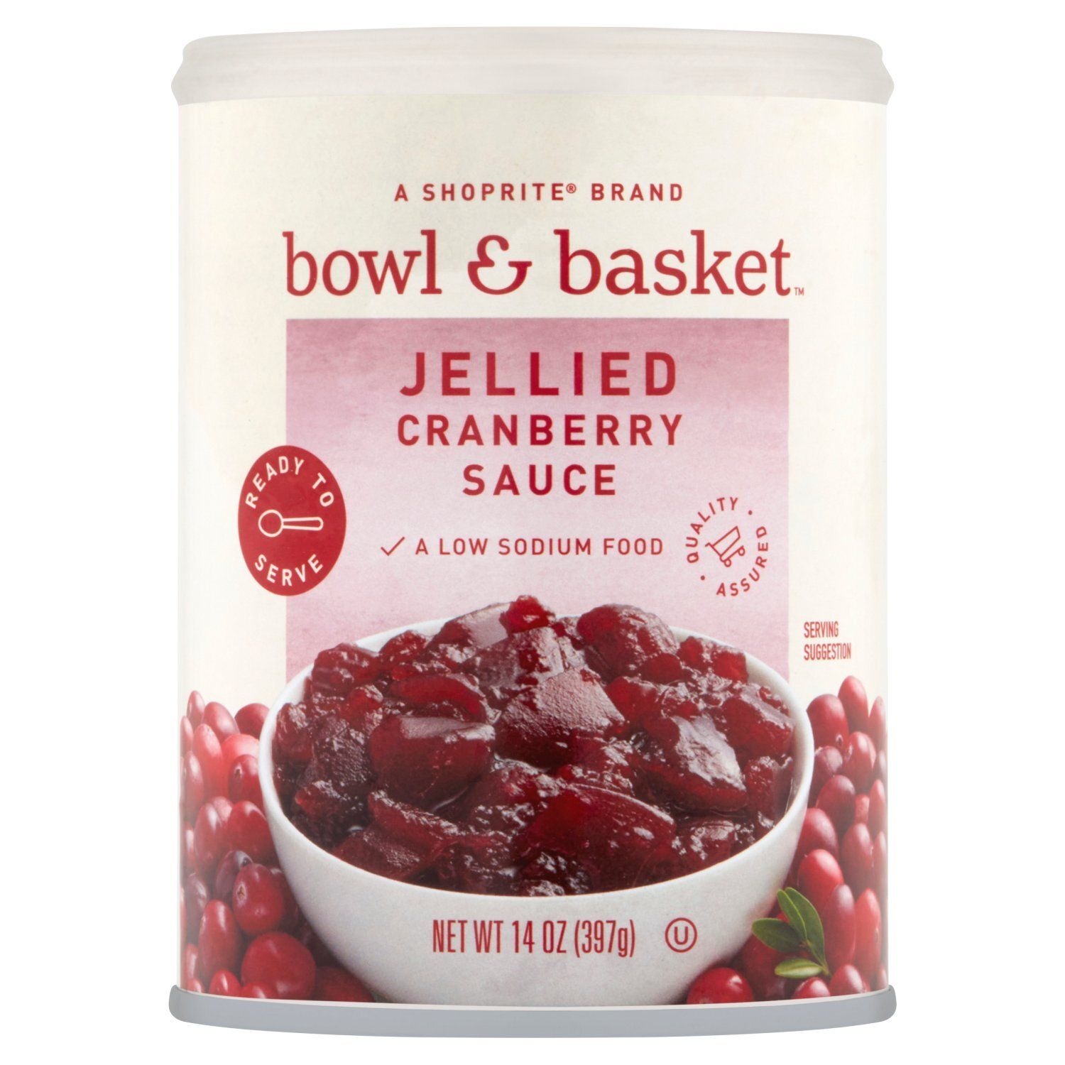 Bowl &amp; Basket Jellied Cranberry Sauce, 14 oz