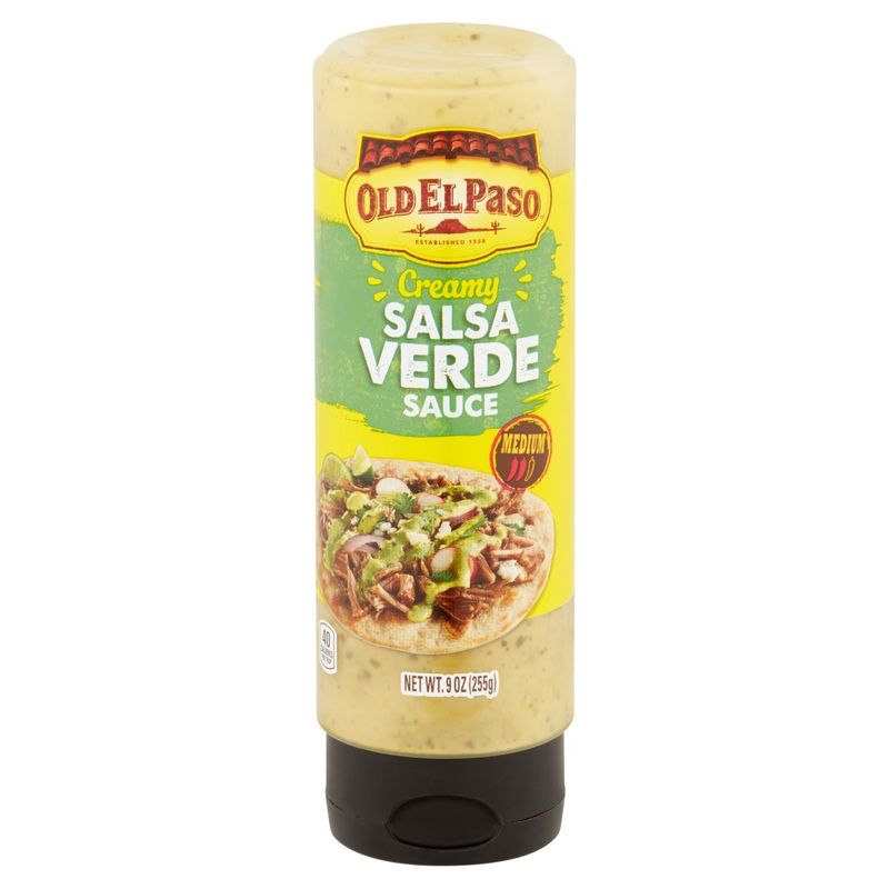 Old El Paso Creamy Salsa Verde Sauce, 9 oz