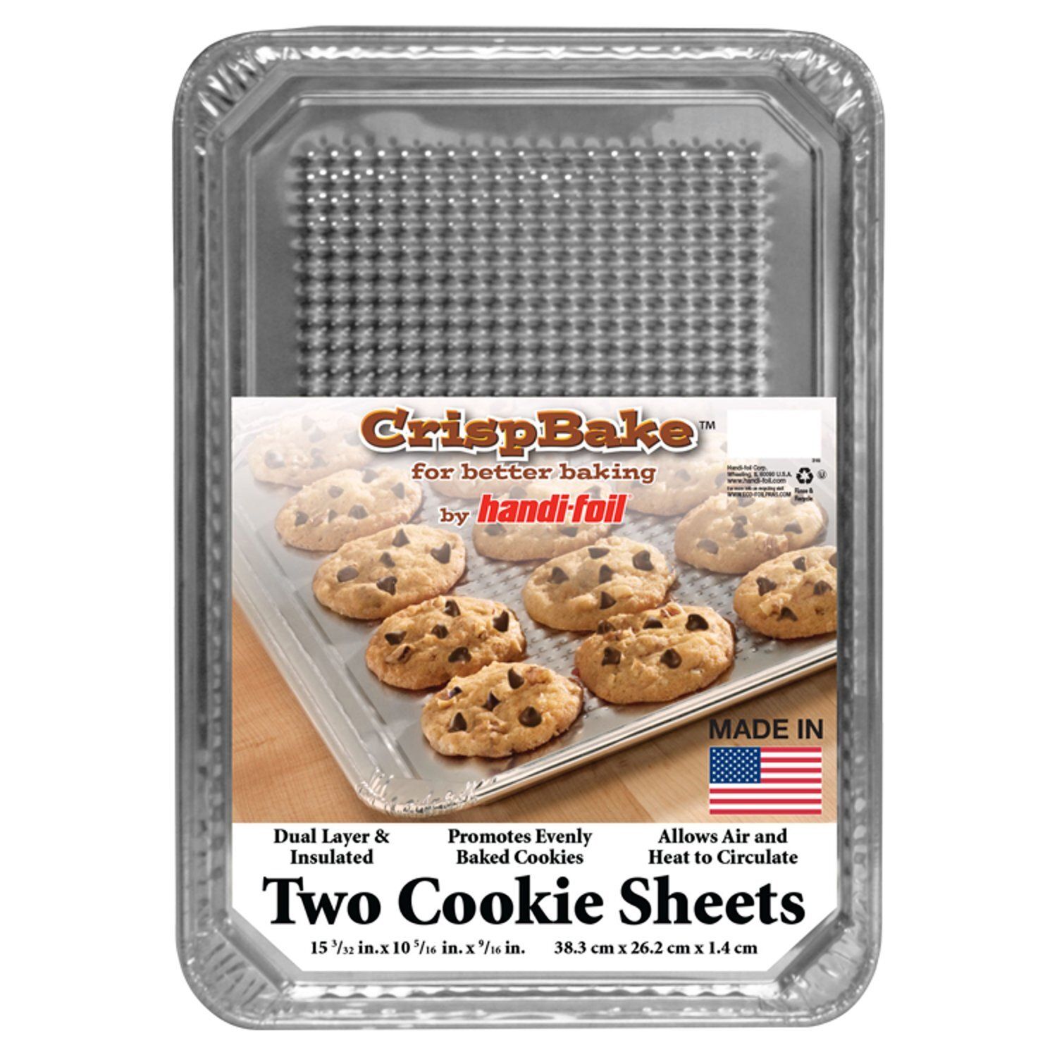 Handi Foil Crisp Bake Cookie Sheets, 2 Count