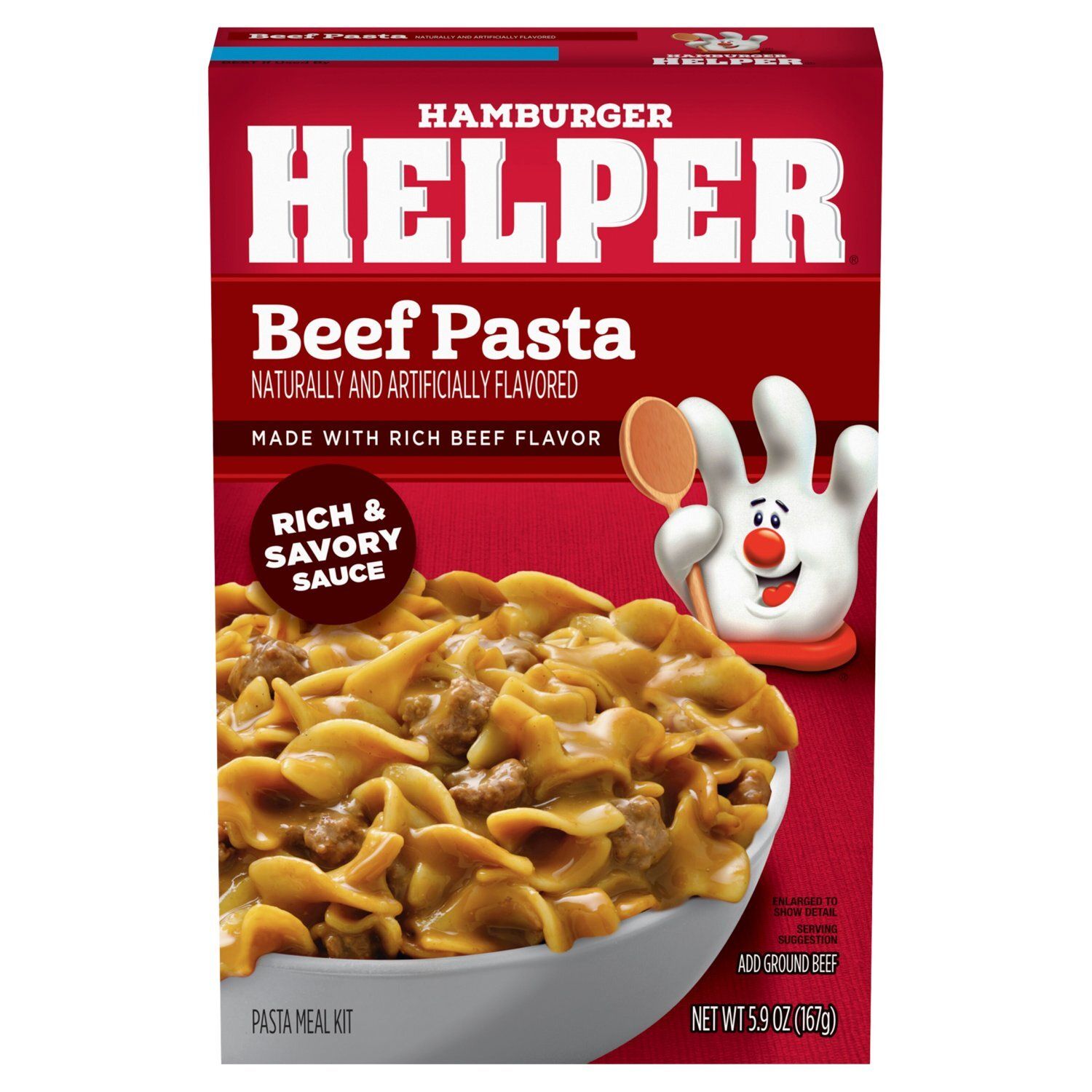 Hamburger Helper Beef Pasta Meal Kit, 5.9 oz