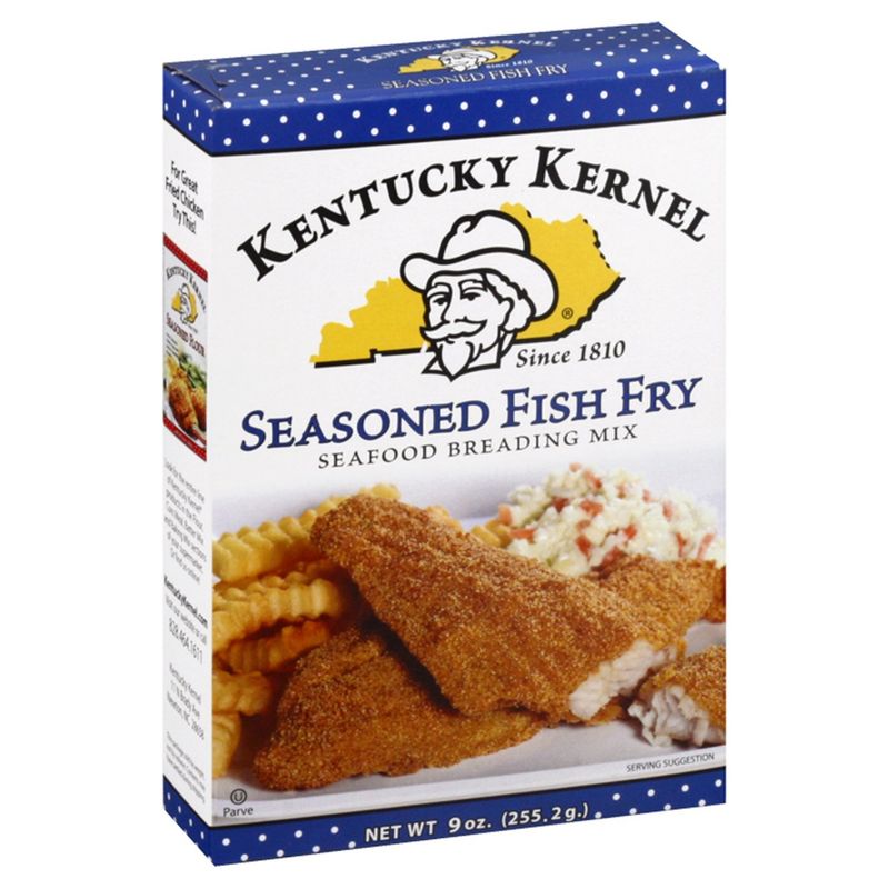 Kentucky Kernel Seasoned Fish Fry Seafood Breading Mix, 9 oz