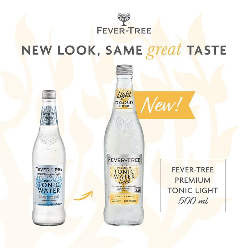Fever-Tree Light Premium Tonic Water, 16.9 fl oz