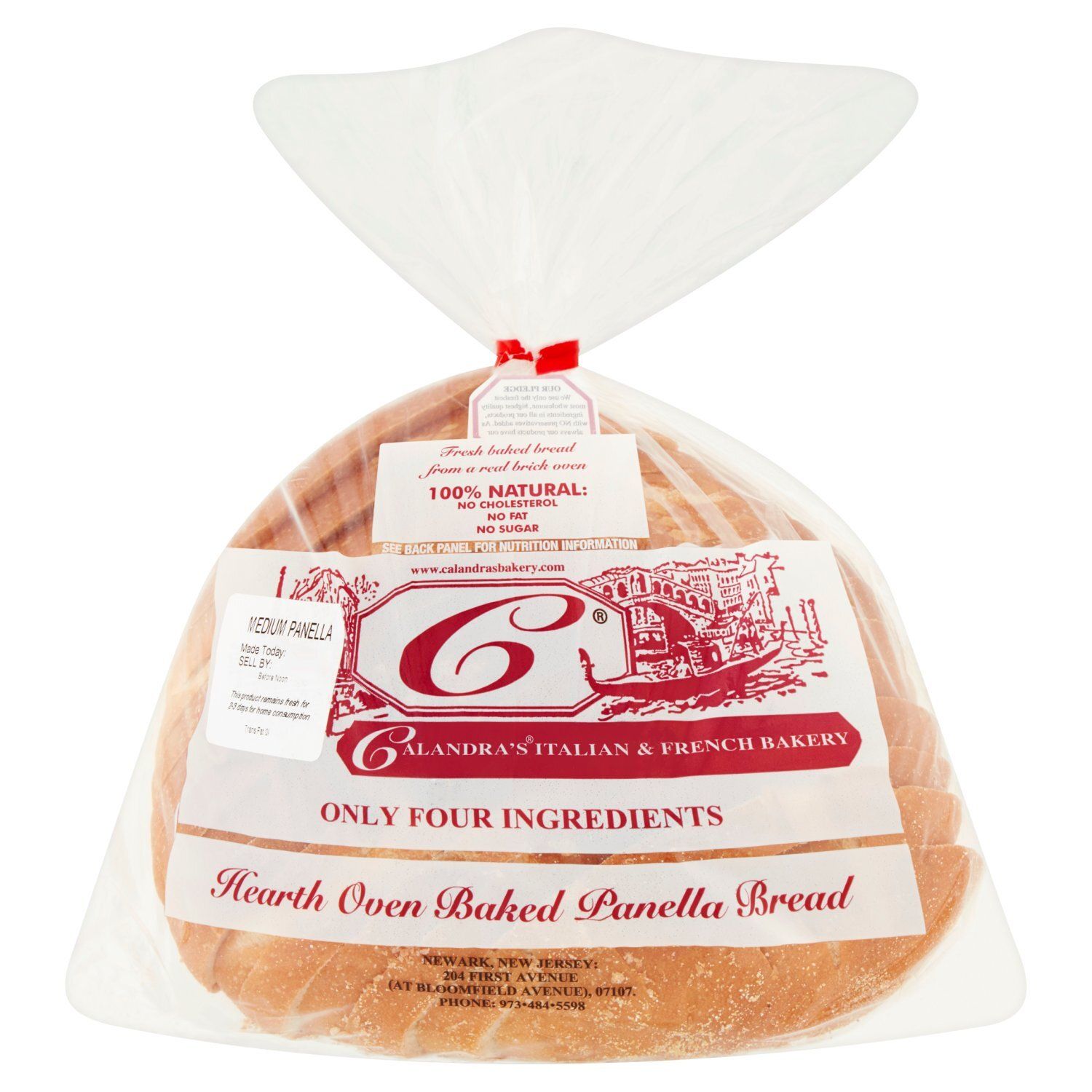 Calandra's Italian &amp; French Bakery Hearth Oven Baked Medium Panella Bread, 1 lb 5 oz