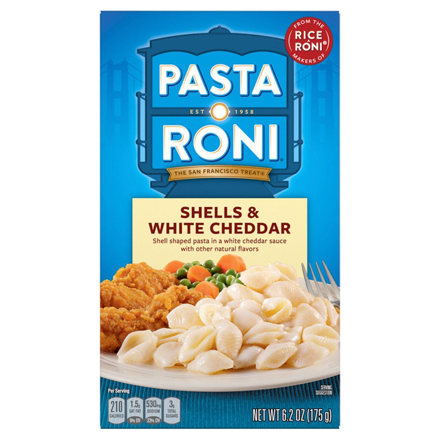 Pasta Roni Shells &amp; White Cheddar, 6.2 oz