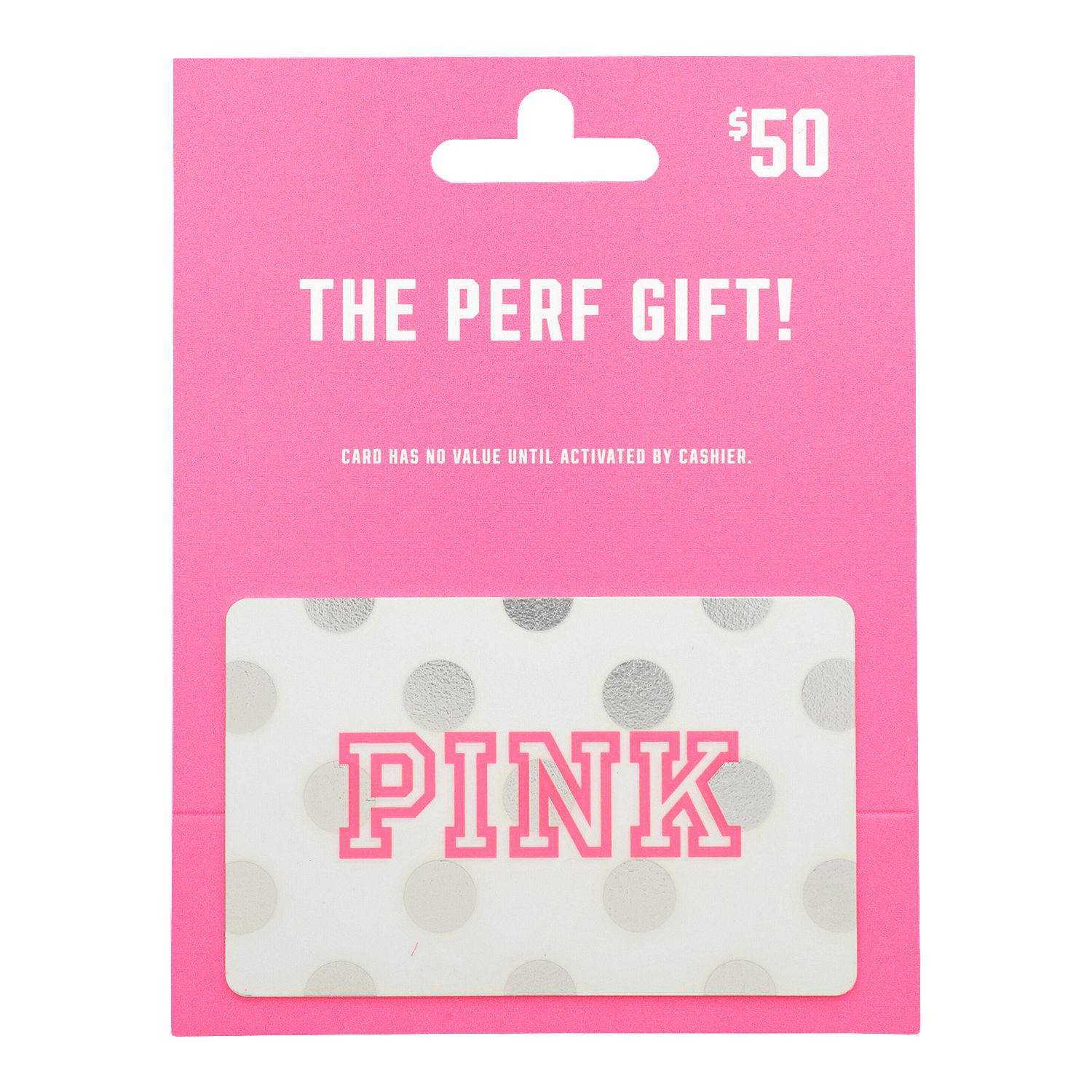 Pink $50 Gift Card, 1 each