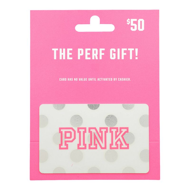 Pink $50 Gift Card, 1 each