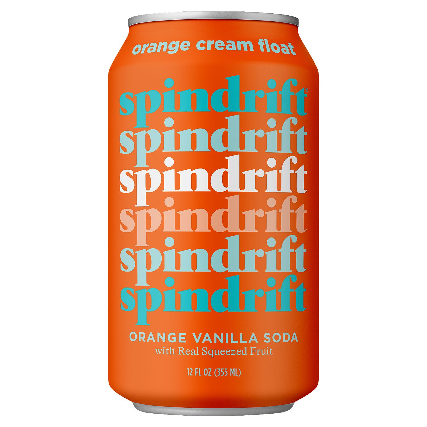 Spindrift Orange Cream Float Vanilla Soda, 355 ml