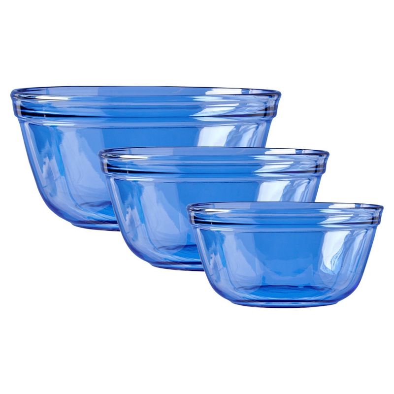 Anchor Hocking Colors Mixing Bowl Set, 3 count