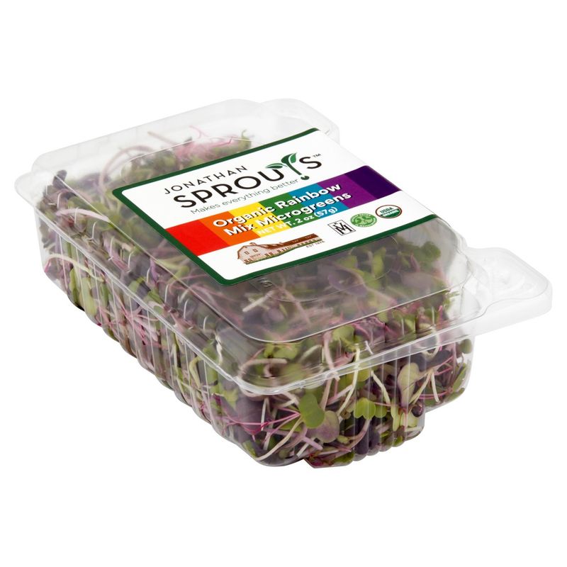 Jonathan Sprouts Organic Rainbow Mix Microgreens, 2 oz
