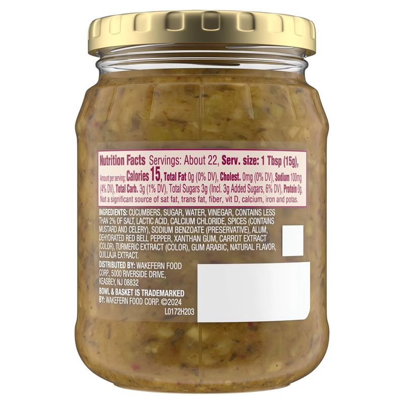 Bowl &amp; Basket Sweet Relish, 10 fl oz