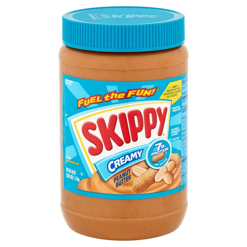 Skippy Creamy Peanut Butter, 40 oz