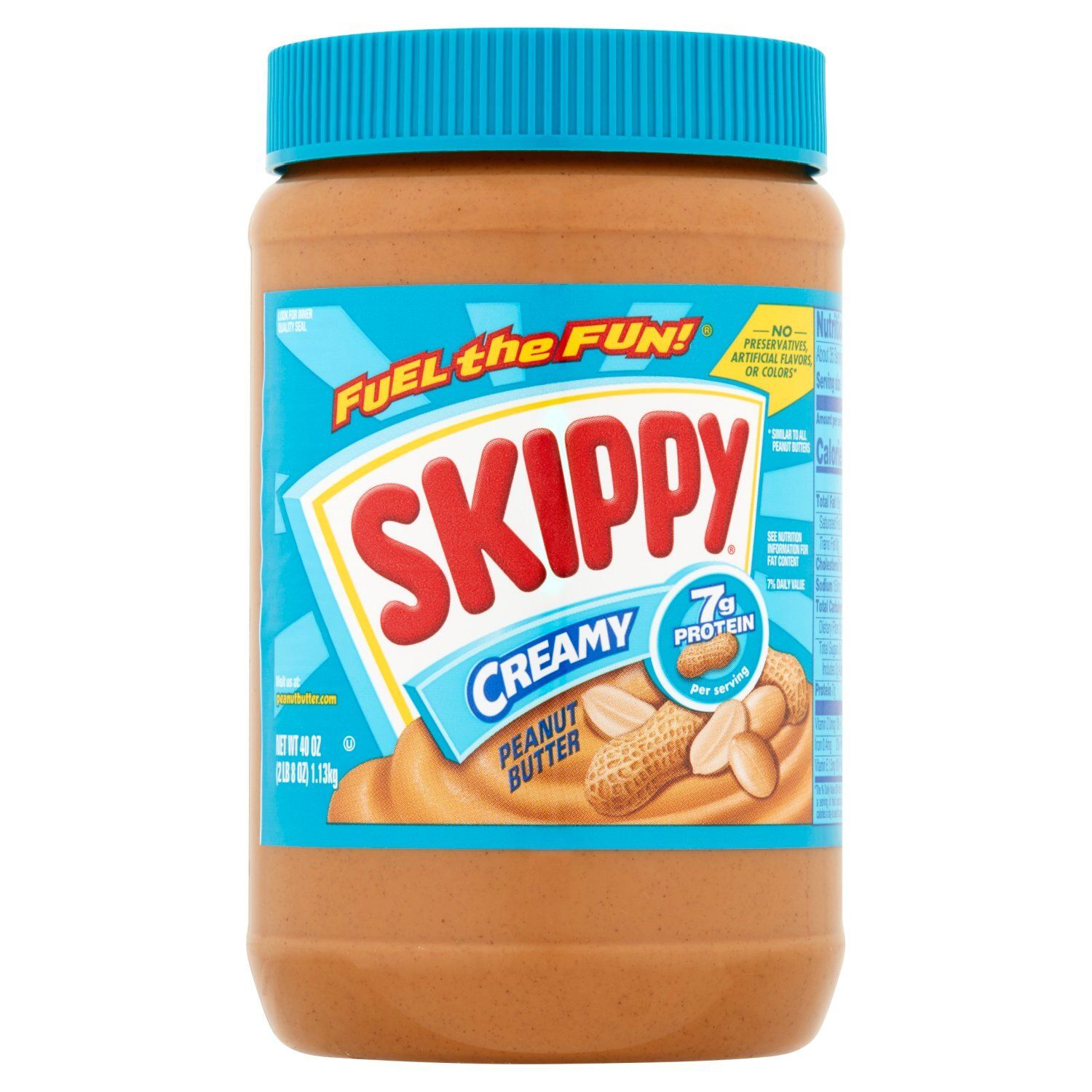 Skippy Creamy Peanut Butter, 40 oz