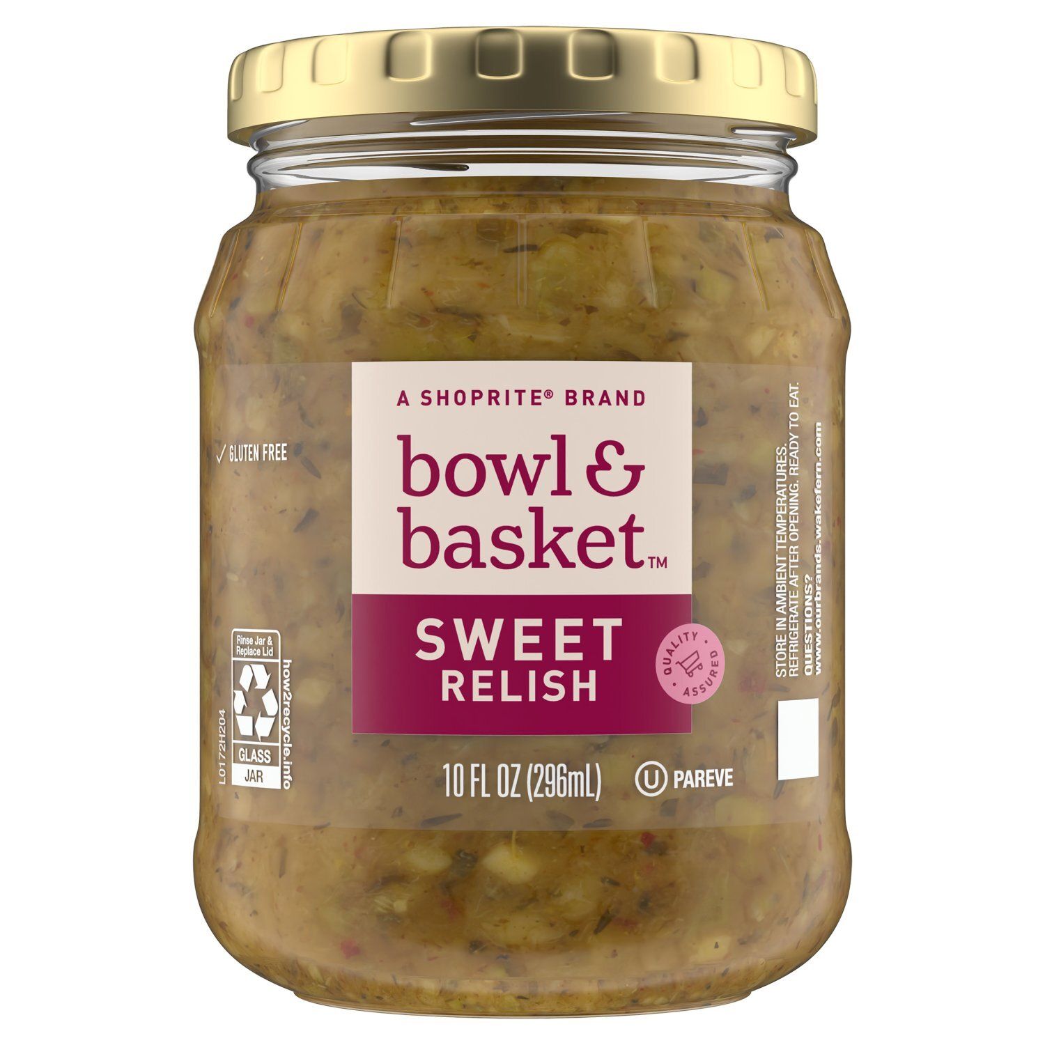 Bowl &amp; Basket Sweet Relish, 10 fl oz