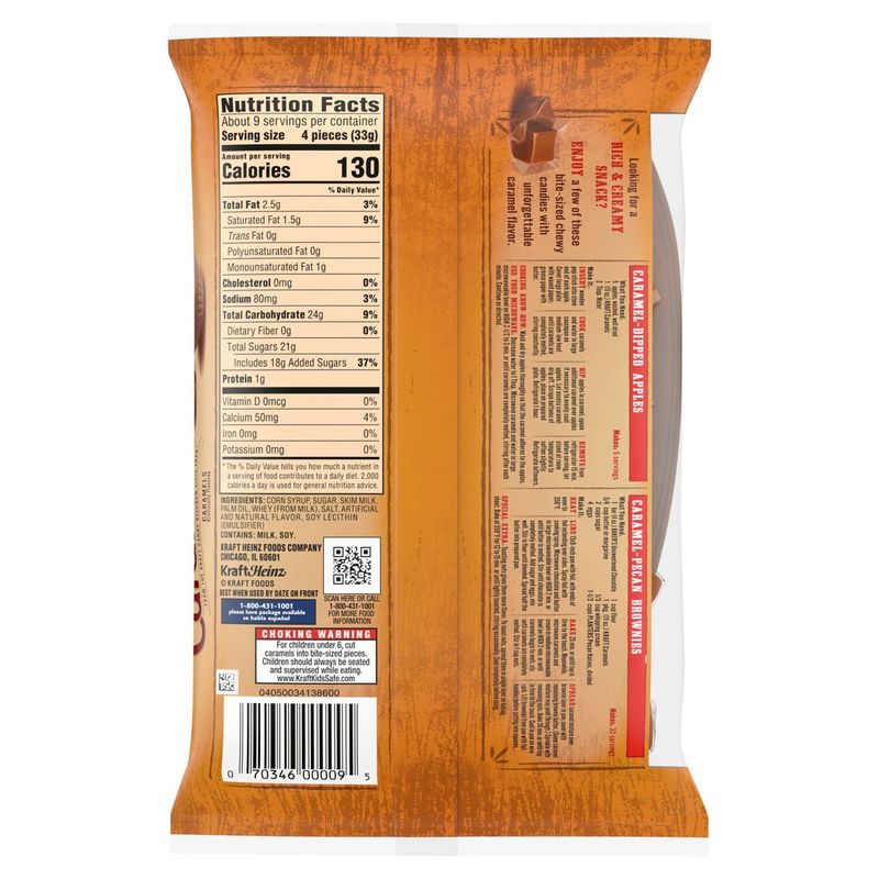 Kraft America's Classic Caramels Candy, 11 oz