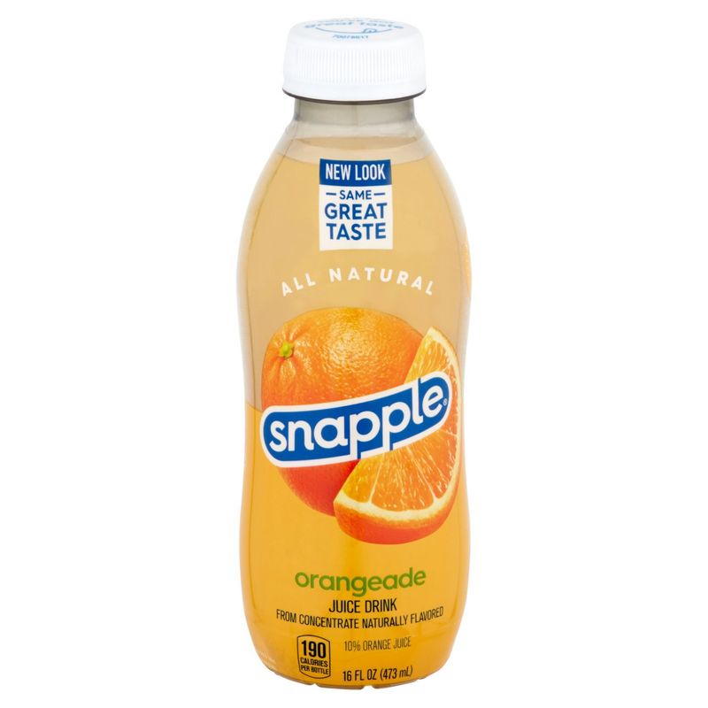 Snapple All Natural Orangeade Juice Drink, 16 fl oz