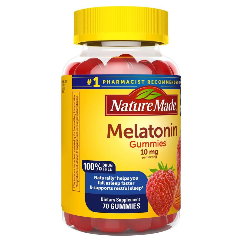 Nature Made Melatonin 10 mg Gummies, 70 Count