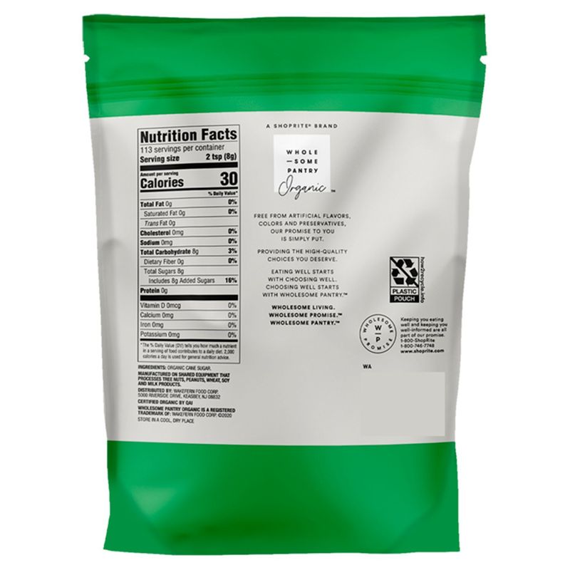 Wholesome Pantry Organic Pure Cane Granulated Sugar, 32 oz