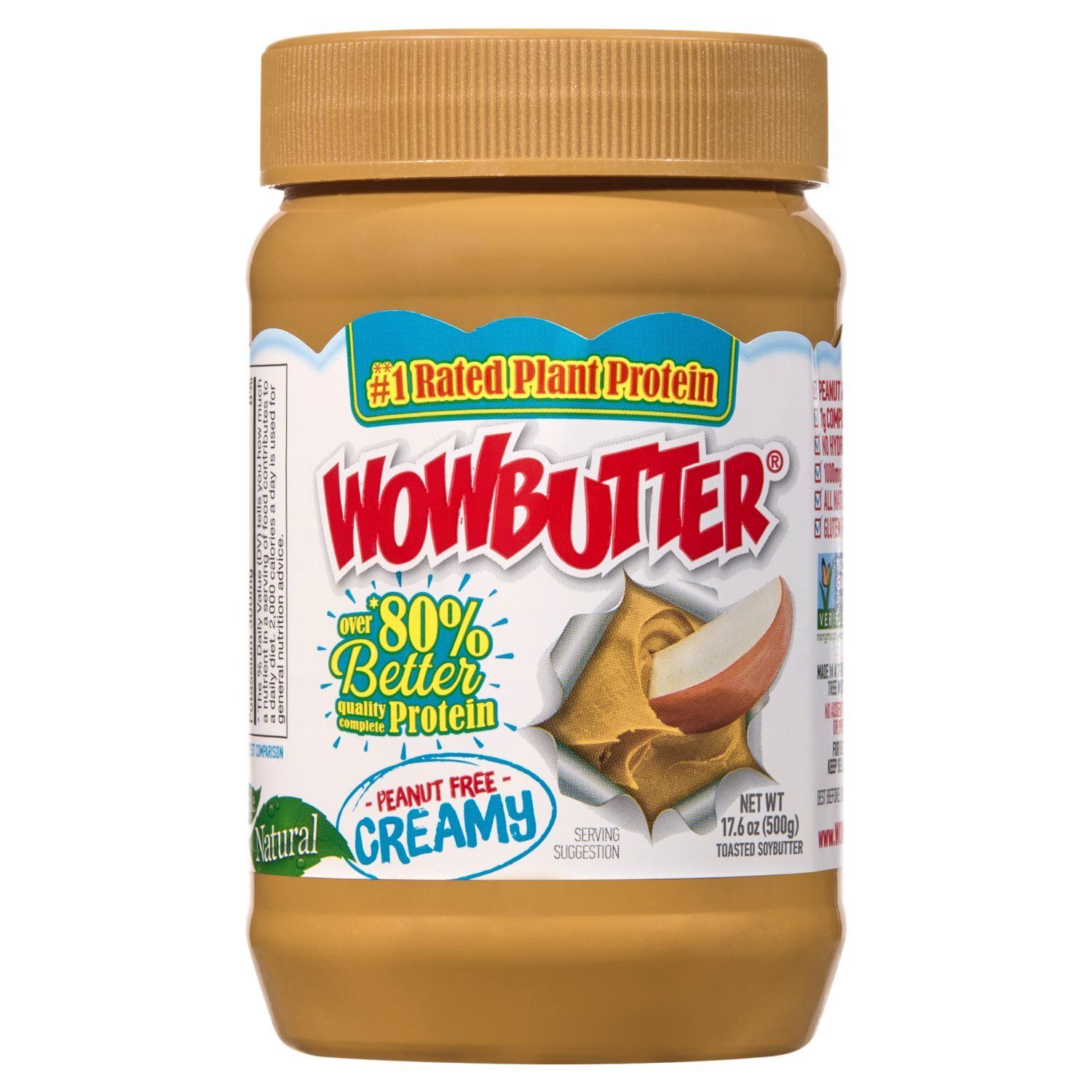 Wowbutter Toasted Soybutter, 17.6 oz