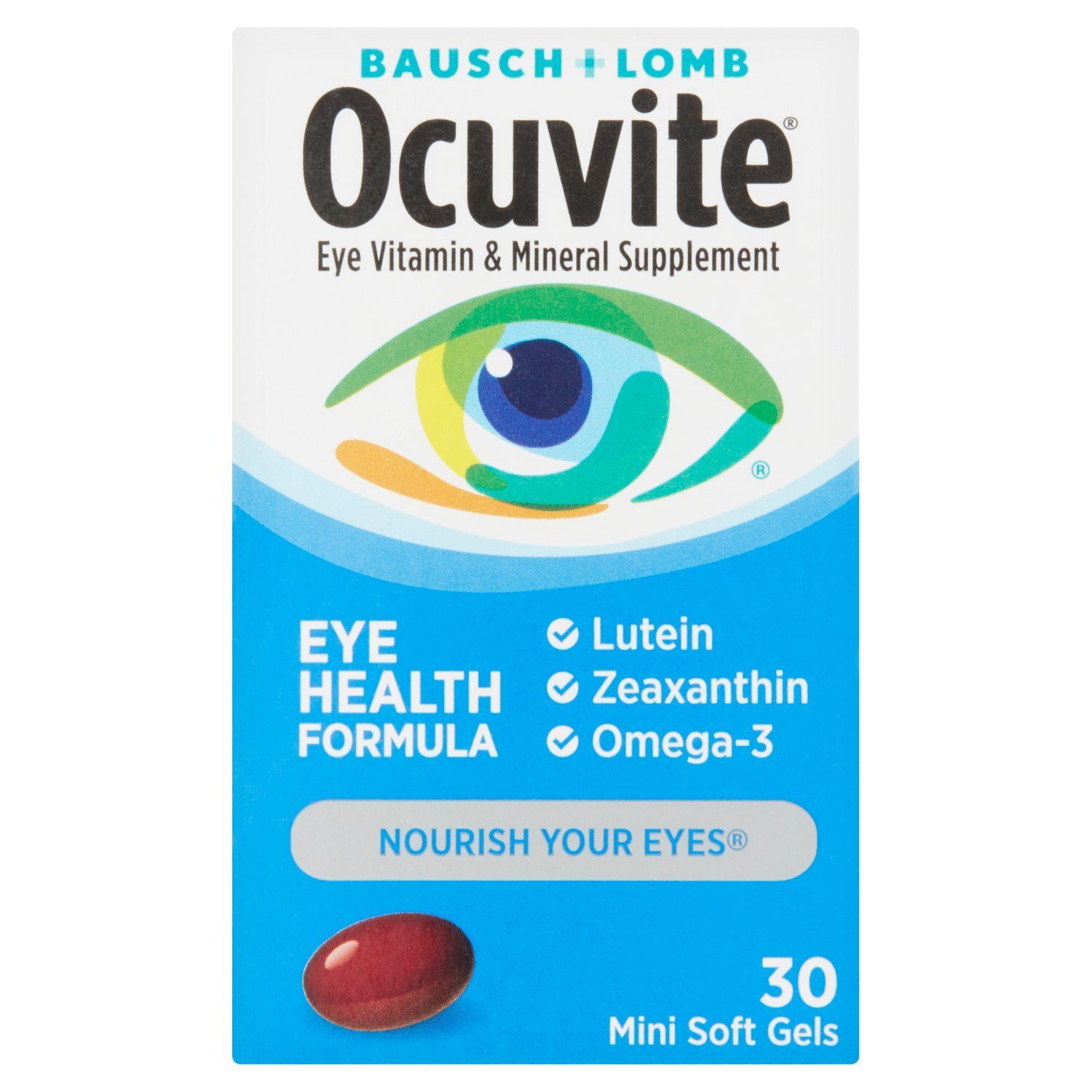 Bausch + Lomb Ocuvite Eye Vitamin &amp; Mineral Supplement, 30 count
