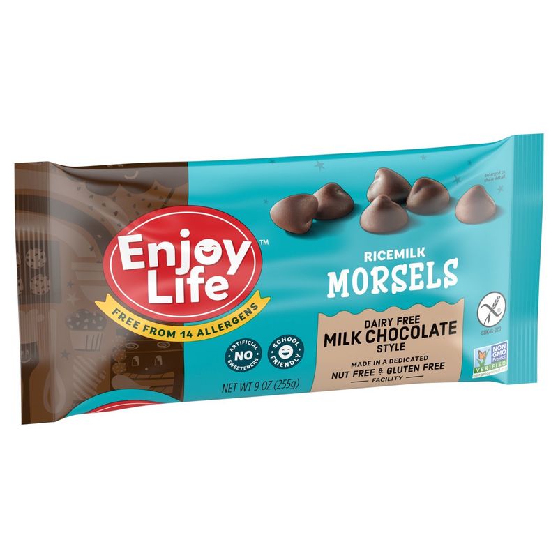 Enjoy Life Milk Chocolate Style Ricemilk Morsels, 9 oz