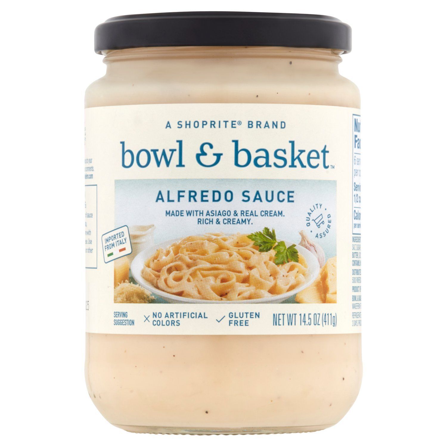 Bowl &amp; Basket Alfredo Sauce, 14.5 oz