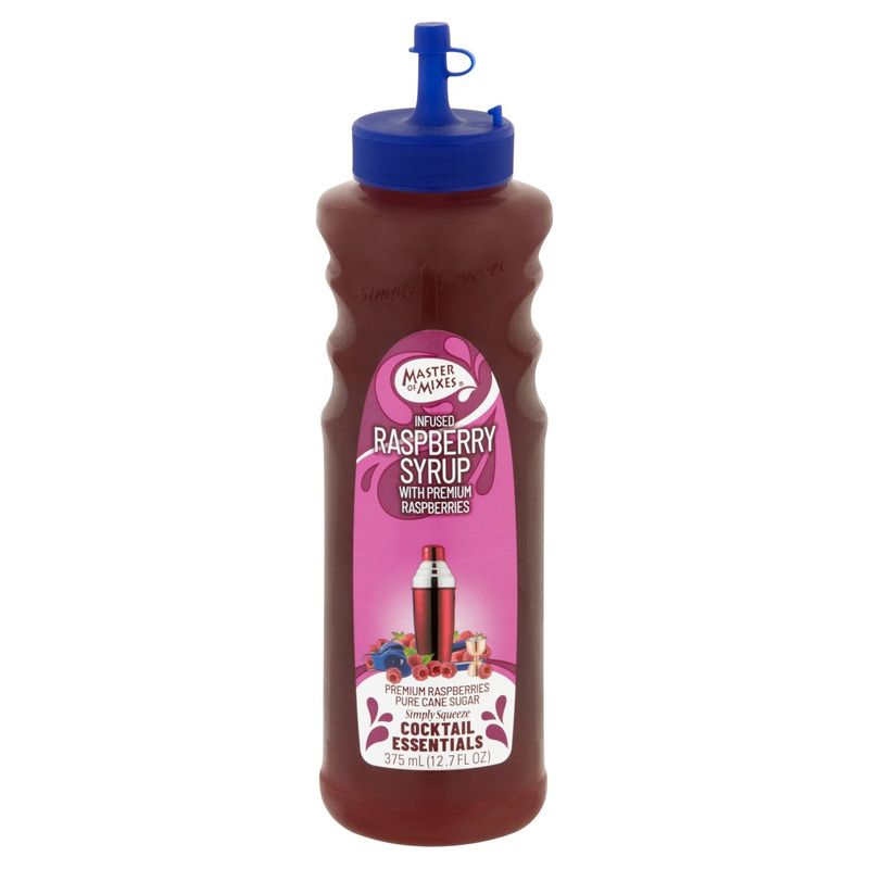 Master of Mixes Cocktail Essentials Infused Raspberry Syrup, 12.7 fl oz