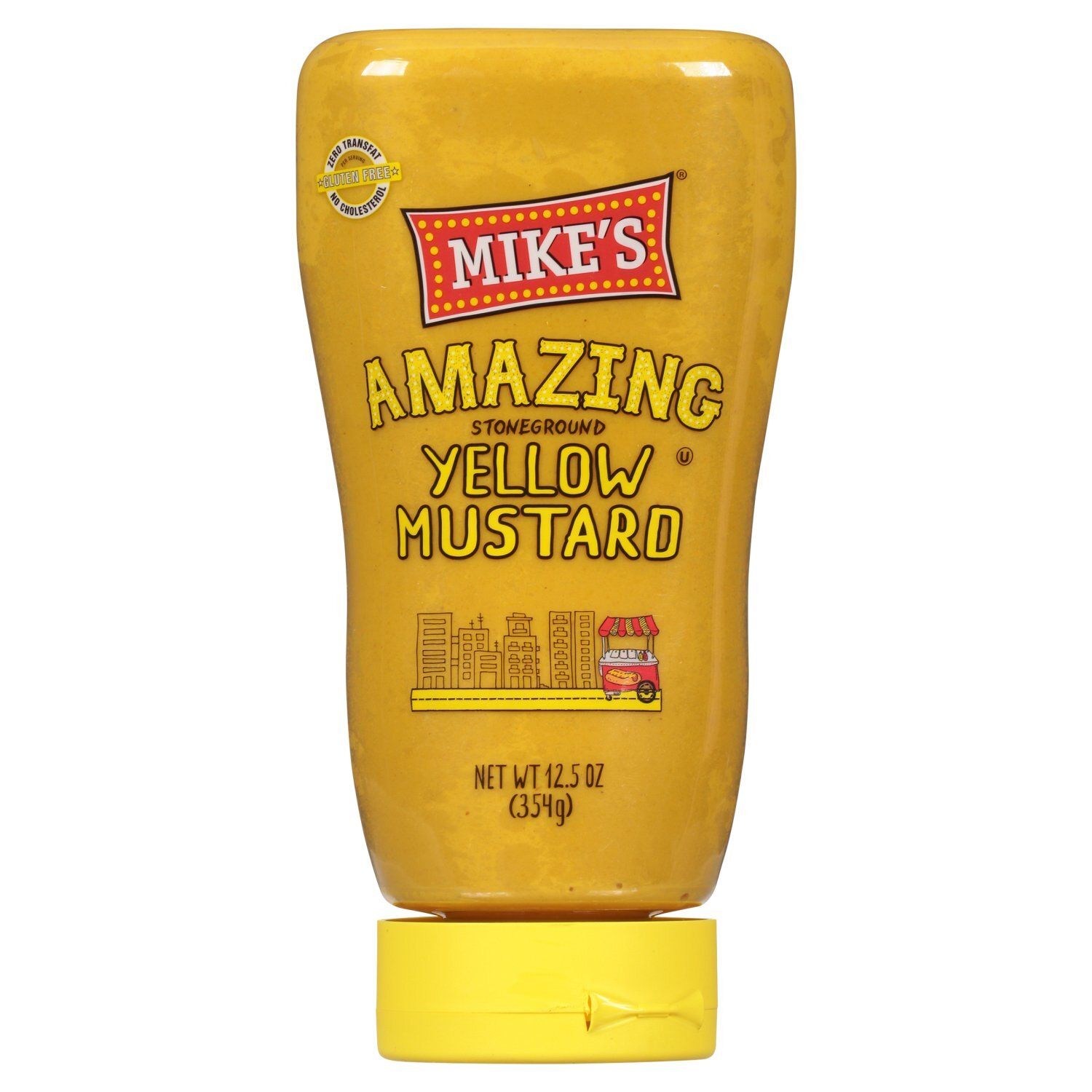 Mike's Amazing Stoneground Yellow Mustard, 12.5 oz