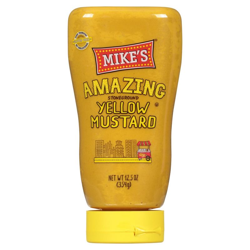 Mike's Amazing Stoneground Yellow Mustard, 12.5 oz
