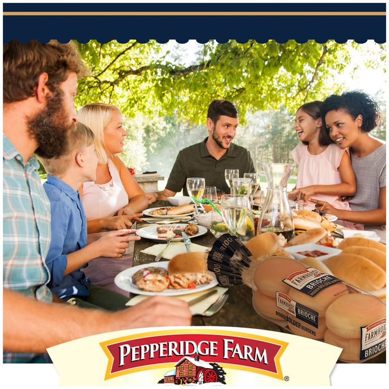 Pepperidge Farm Farmhouse Brioche Buns, 6 count, 13.5 oz