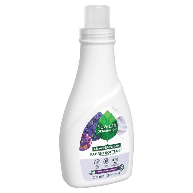 Seventh Generation Fresh Lavender Scent Fabric Softener, 32 loads, 32 fl oz