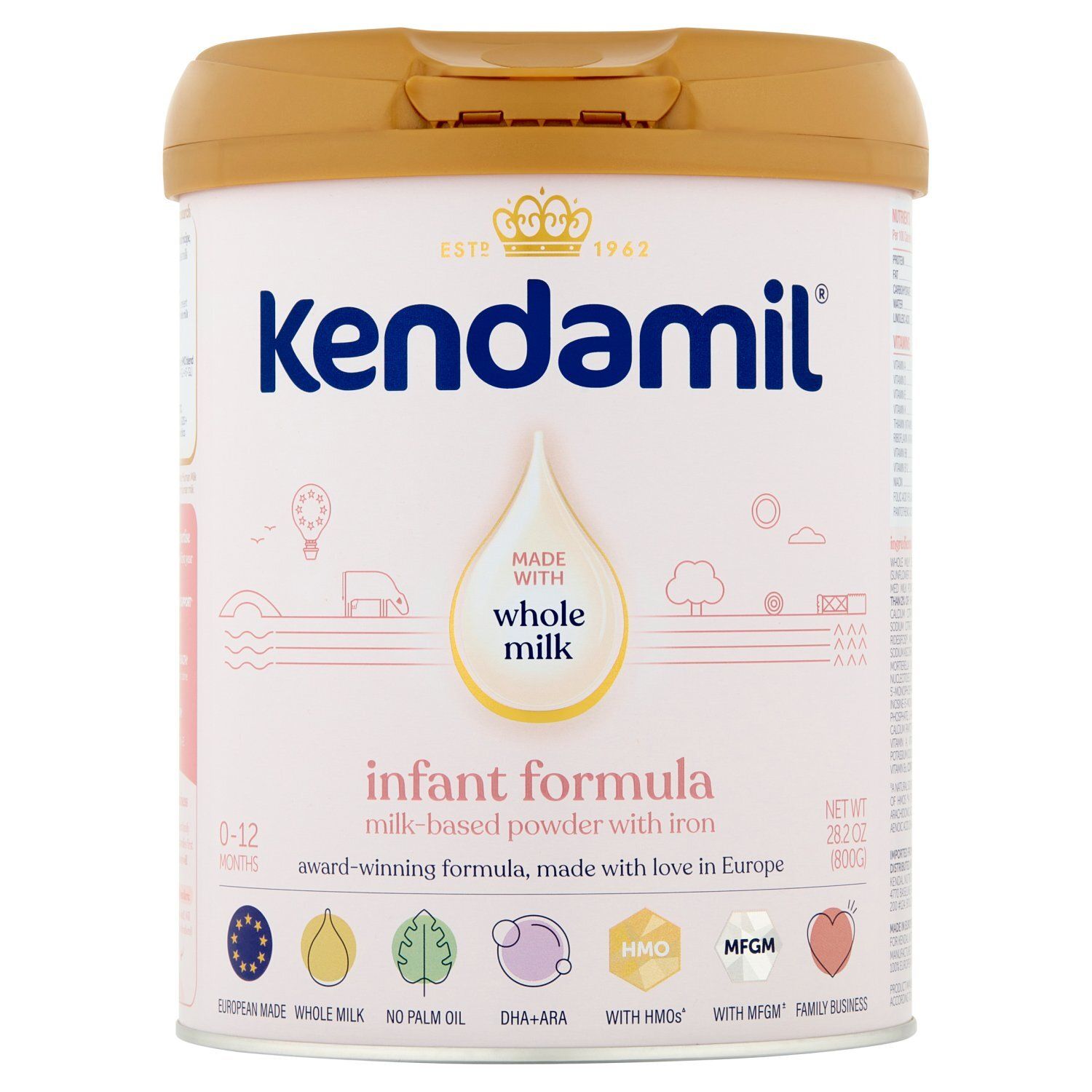 Kendamil Infant Formula, 0-12 Months, 28.2 oz