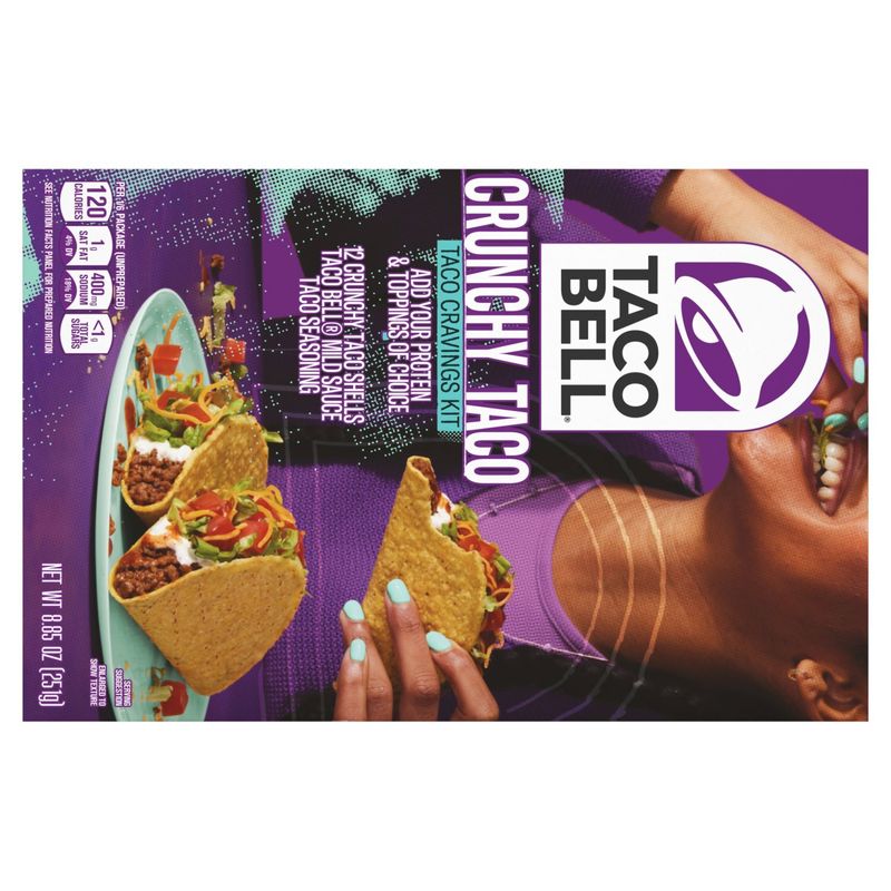 Taco Bell Crunchy Taco Cravings Kit, 8.85 oz