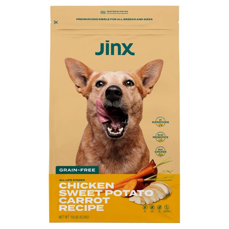 Jinx Chicken Sweet Potato Carrot Recipe Dog Food, 11.5 lbs