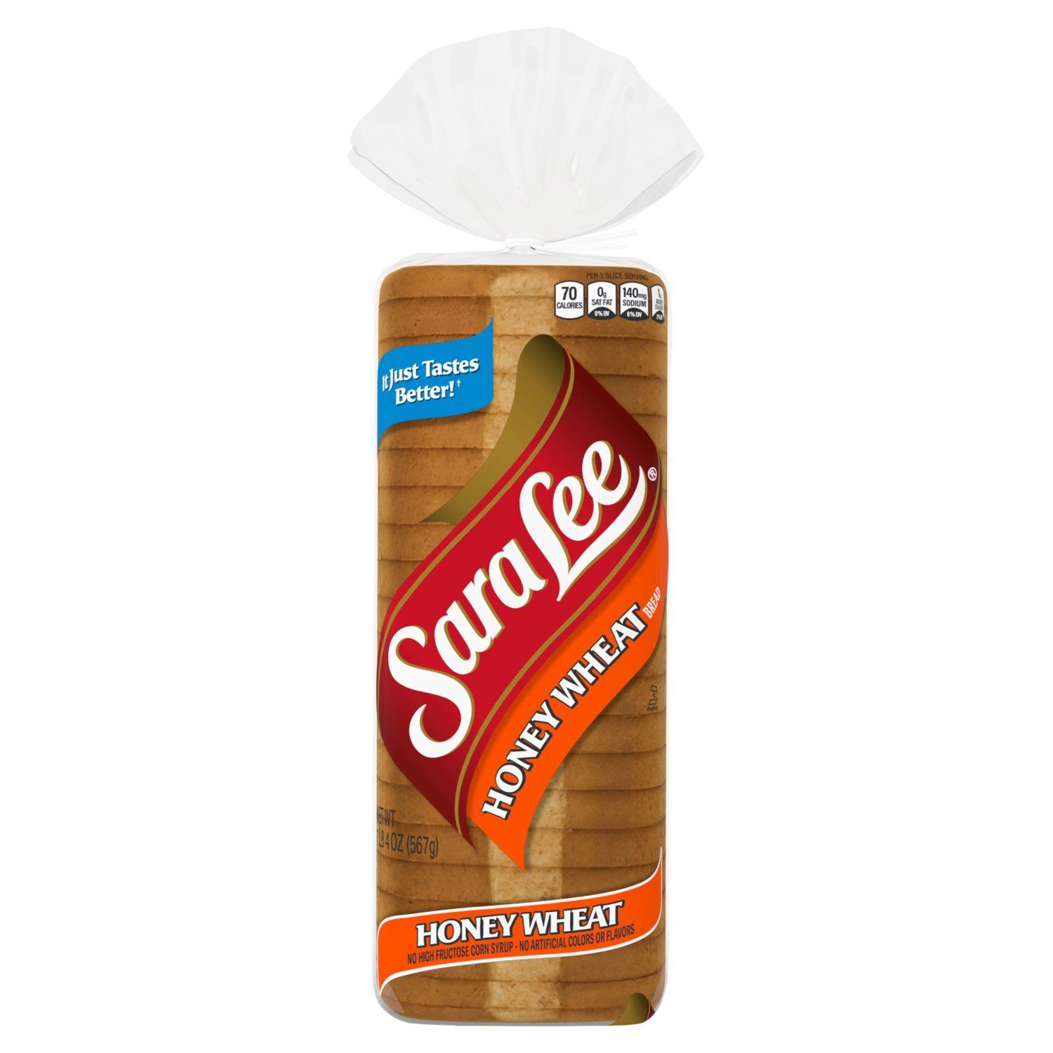 Sara Lee Honey Wheat Bread, 1 lb 4 oz