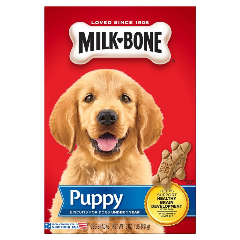 Milk Bone Puppy Dog Snacks, 16 oz