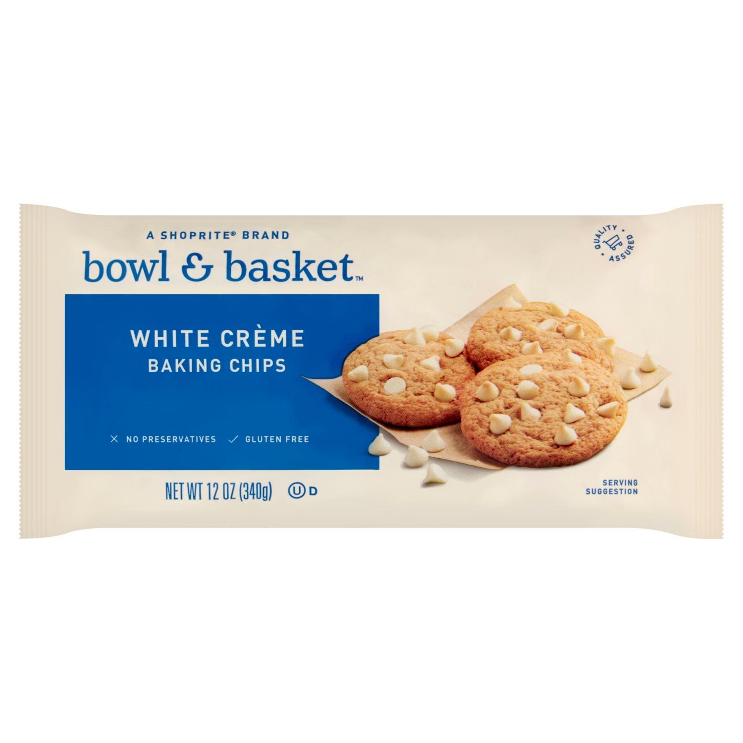 Bowl &amp; Basket White Crème Baking Chips, 12 oz