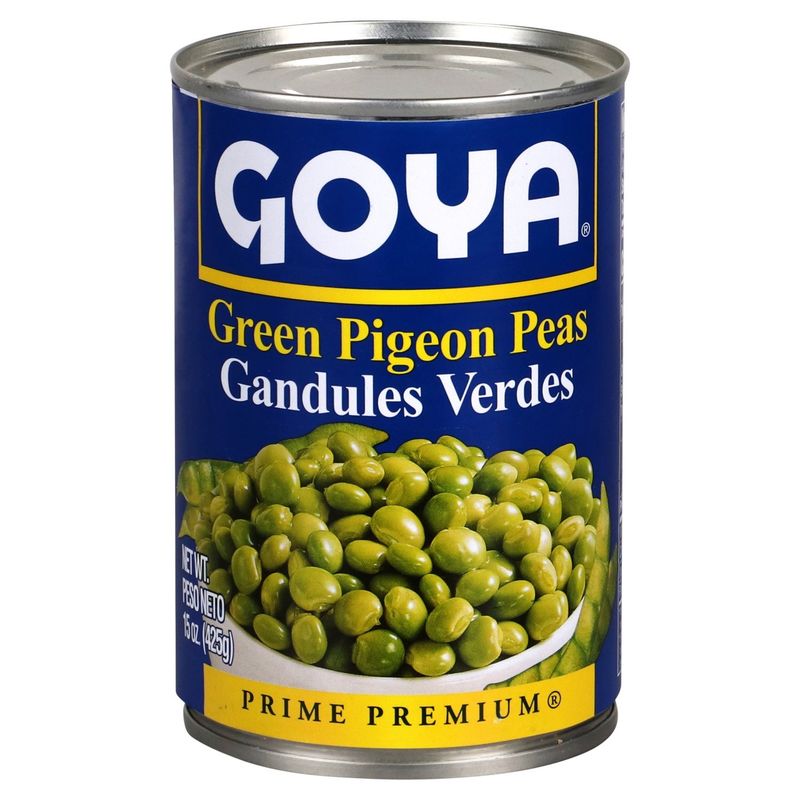 Goya Green Pigeon Peas, 15 oz