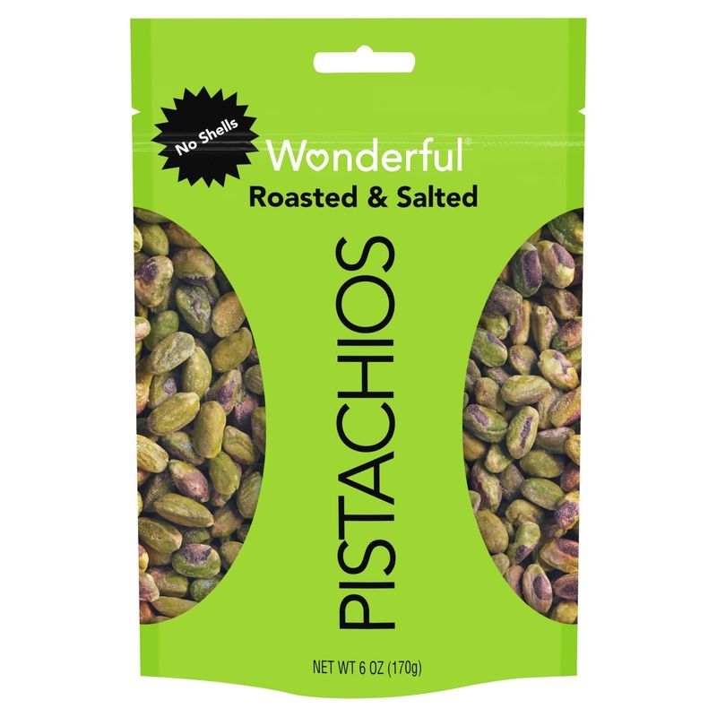 Wonderful Roasted &amp; Salted Pistachios, 6 oz