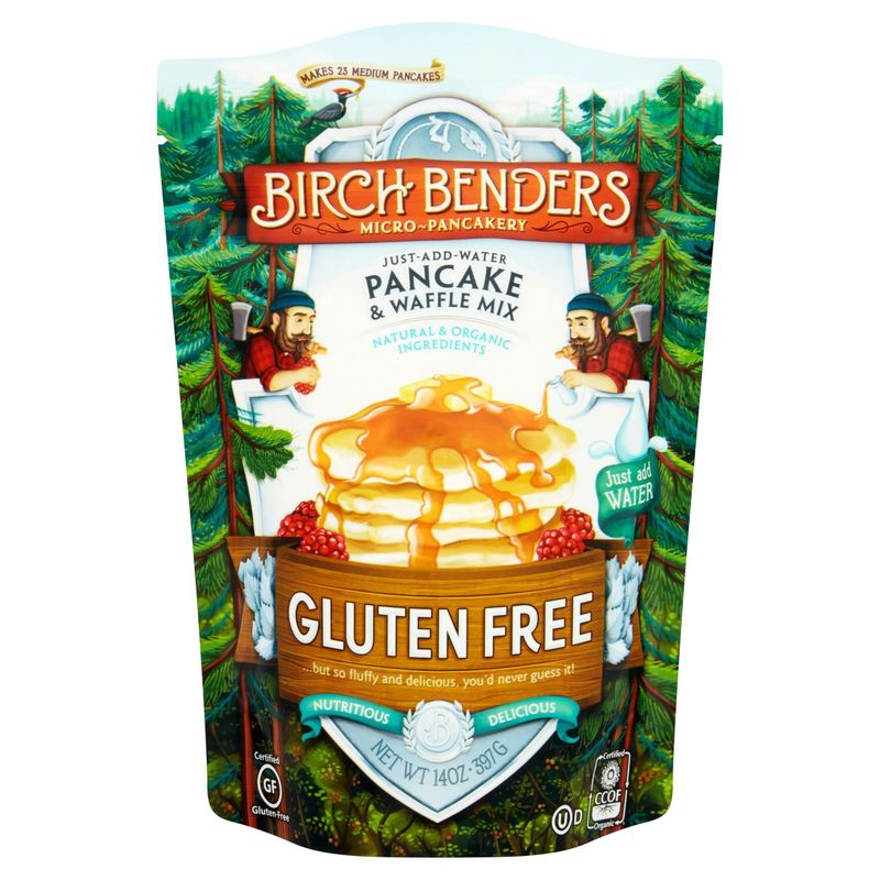 Birch Benders Micro-Pancakery Gluten Free Pancake &amp; Waffle Mix, 14 oz