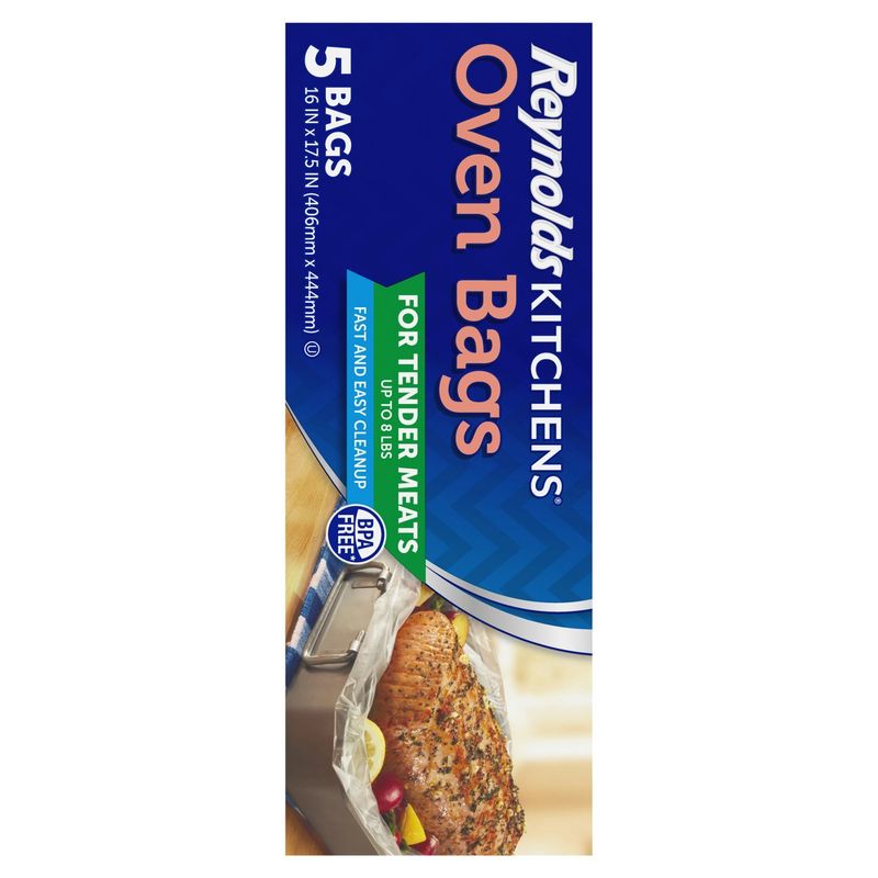Reynolds Kitchens Oven Bags, 8 lbs, 5 count