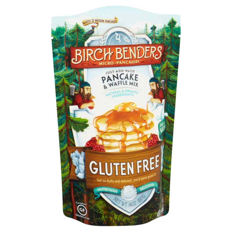 Birch Benders Micro-Pancakery Gluten Free Pancake &amp; Waffle Mix, 14 oz